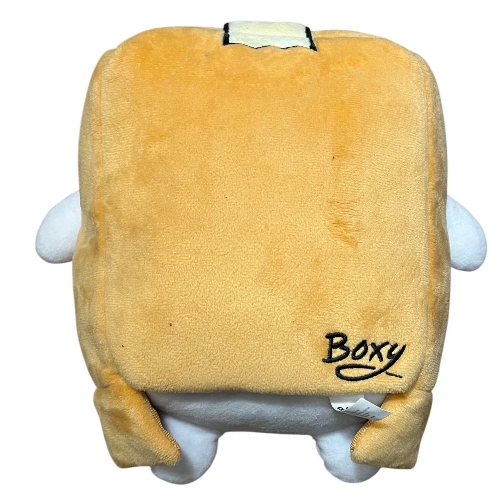 Boxy Character Plush Toy Yellow Orange Anime Stuffed Animal Kids‎